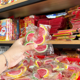 Kẹo Dẻo Dưa Hấu Miếng Hàng Xá 100g - KHMHX100G