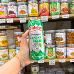 1 Lon Nước Tăng Lực Bidrico Vị Chanh Bạc Hà - Nước Ngọt Bidrico Chanh Bạc Hà (325ml/Lon) - 8935051803497LE