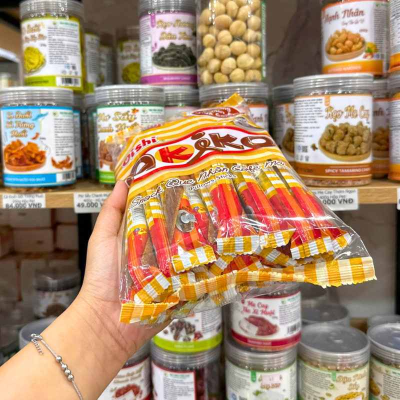 Bánh Que Kem OISHI AKIKO Nhân Cà Phê 140g - Màu Nâu 6 Bánh Que Kem OISHI AKIKO Nhân Cà Phê 140g - Màu Nâu