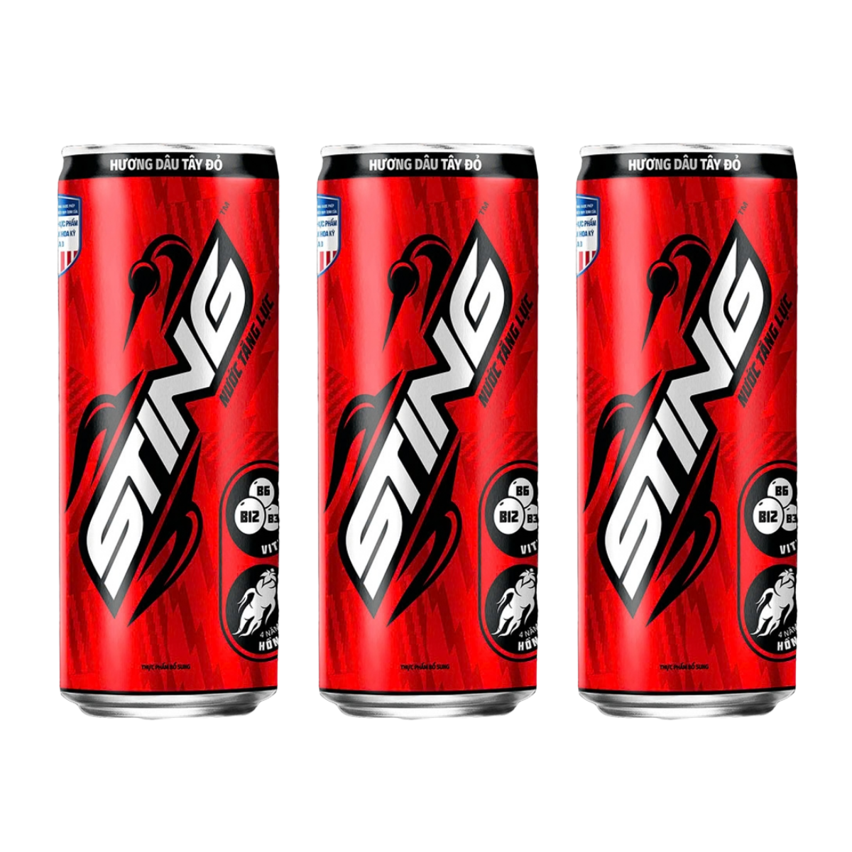 Sỉ 3 Lon Nước Ngọt Sting Hương Dâu Tây Đỏ 320ml 2 Sỉ 3 Lon Nước Ngọt Sting Hương Dâu Tây Đỏ 320ml