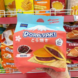 Bánh Rán Kido's Dora-Yaki Vị Đậu Đỏ 150g - Bịch 5 Cái - 8934952008123