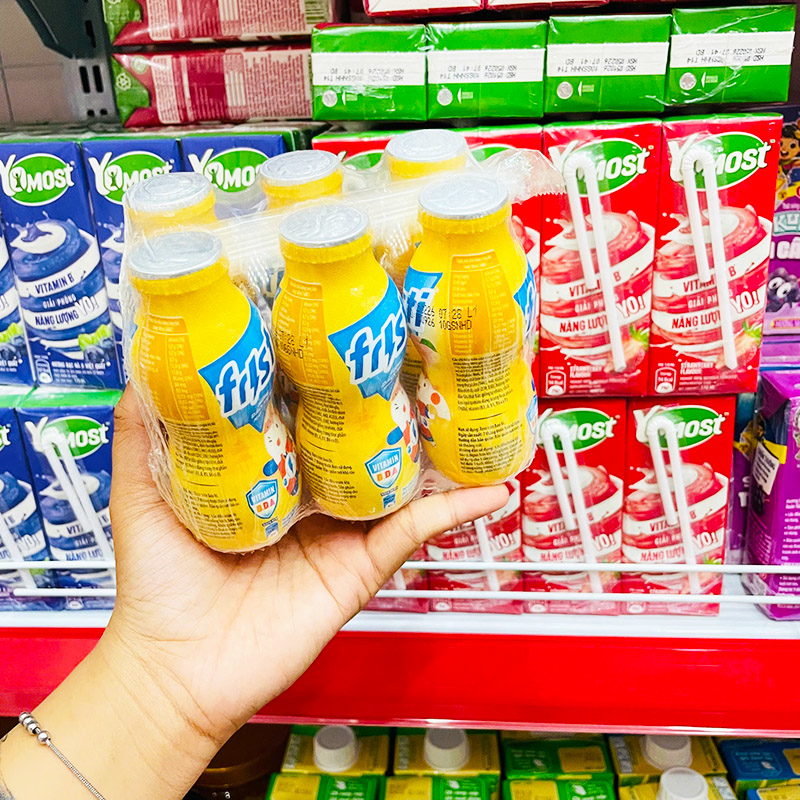 Phân phối sữa Chua Uống FRISTI Hương Đào Lốc 6 Chai (80ml/Chai) - Màu Vàng 5 Phân phối sữa Chua Uống FRISTI Hương Đào Lốc 6 Chai (80ml/Chai) - Màu Vàng