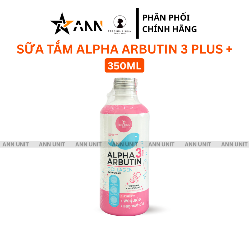 29002_1_20260331162900.png Sữa Tắm Trắng Da Alpha Arbutin 3Plus+ Precious Skin Collagen Bath Cream 350ml - Phiên Bản Mới - 8859690402159