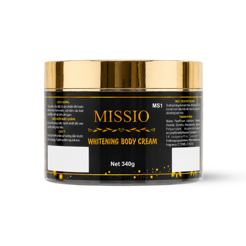 Kem Body Missio Whitening Body Cream 340g 9 Kem Body Missio Whitening Body Cream 340g