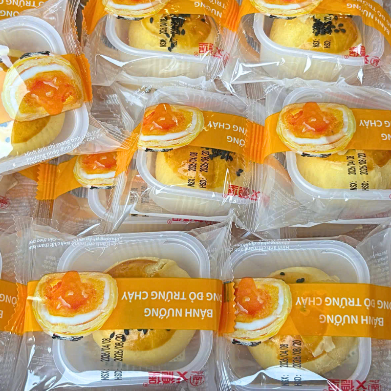 1 Bánh Trứng Nướng Lòng Đỏ Chảy Đài Loan 50g 10 1 Bánh Trứng Nướng Lòng Đỏ Chảy Đài Loan 50g