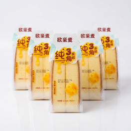 5 Cái Bánh Bông Lan Tam Giác CHUNSANJIAO Vị Phô Mai - Màu Vàng - 6973697320864CB5