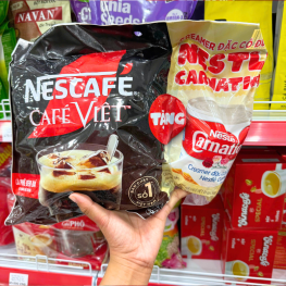Cà Phê Đen Đá NesCafé Café Việt 560g (35 Gói x 16g) + Tặng 1 Sữa Đặc Có Đường 388g - 8934804027364
