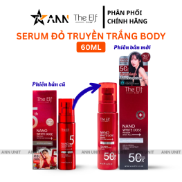 Serum Đỏ Truyền Trắng Body Thái Lan The Elf 60ml - Serum Thái Lan Dưỡng Sáng Da - Phiên Bản Mới - 8859807900011MOI