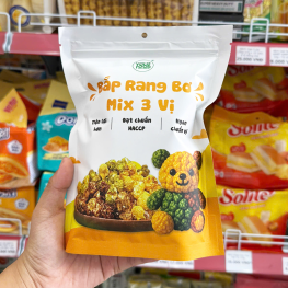 Bắp Rang Bơ Mix 3 Vị Yolo Food 100g - 8936208939243