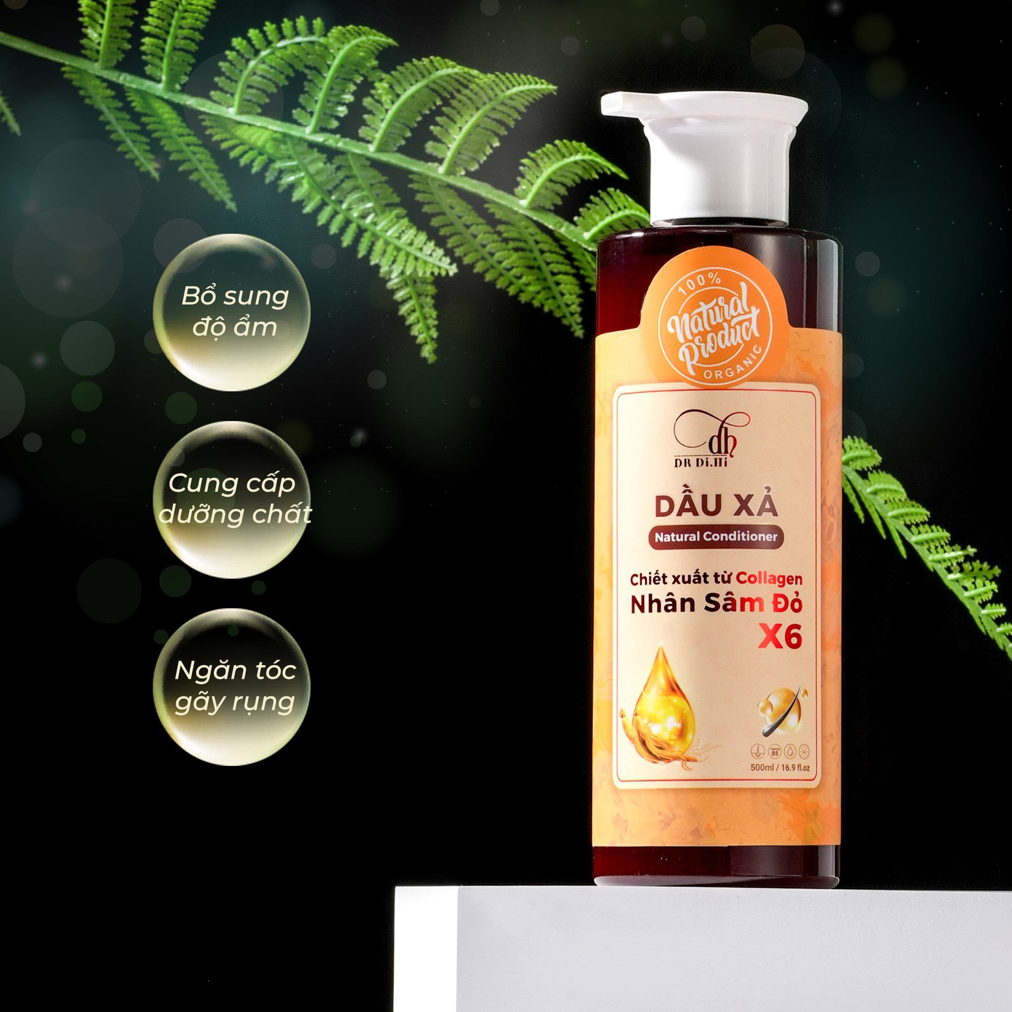 Cảm nhận khác biệt tóc đẹp tự nhiên với cốt gội bồ kết Nhân Sâm Đỏ 100% Thiên Sâm