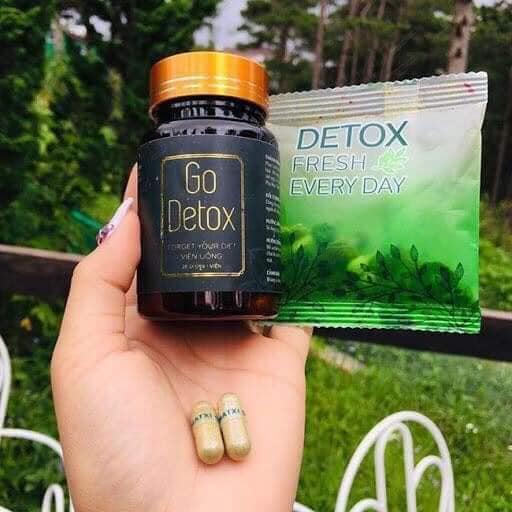 Trà Go lean detox" Viên Uống Giảm Cân Cho Cơ Địa Khó Giảm