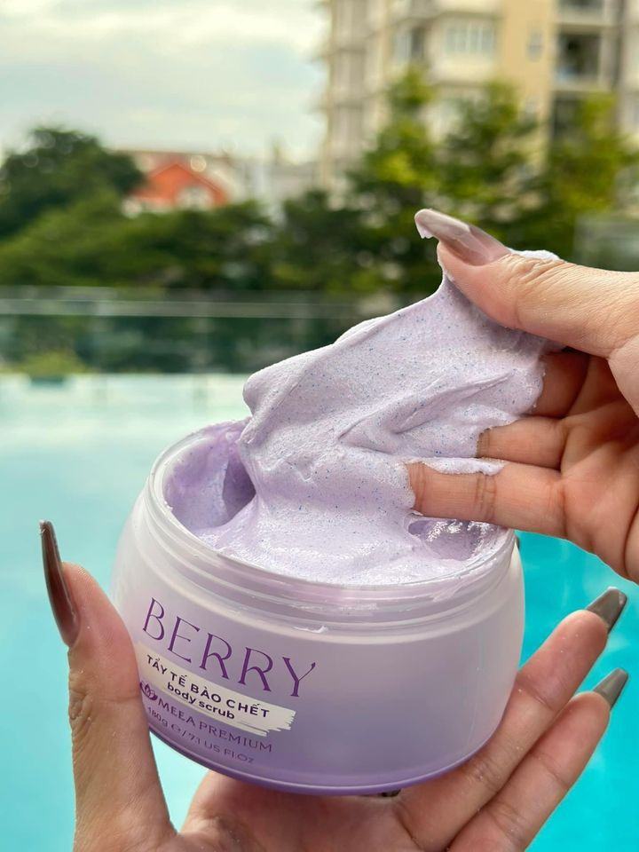 Tẩy Tế Вàо Chết Berry Trendy Meea Premium Organic