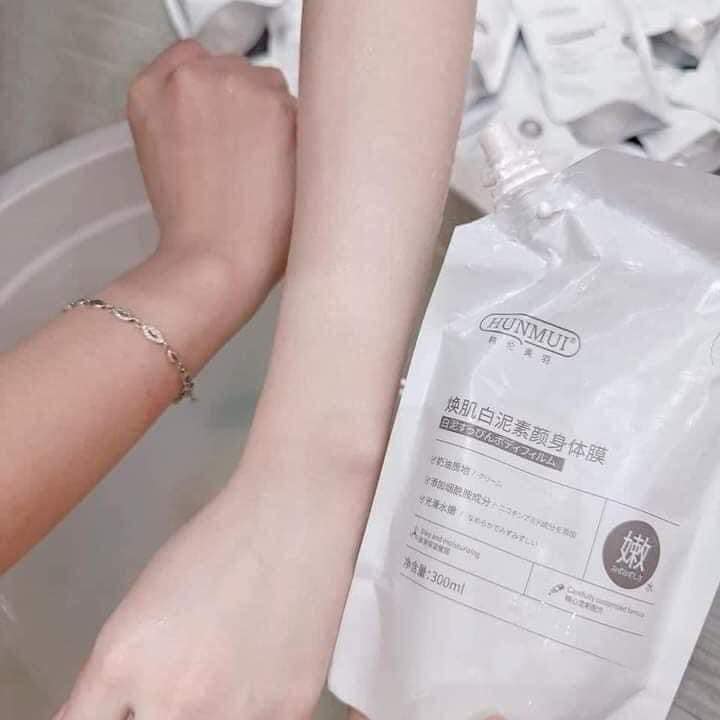 kem tắm trắng da toàn thân body Hunmui nội địa Trung 300ml