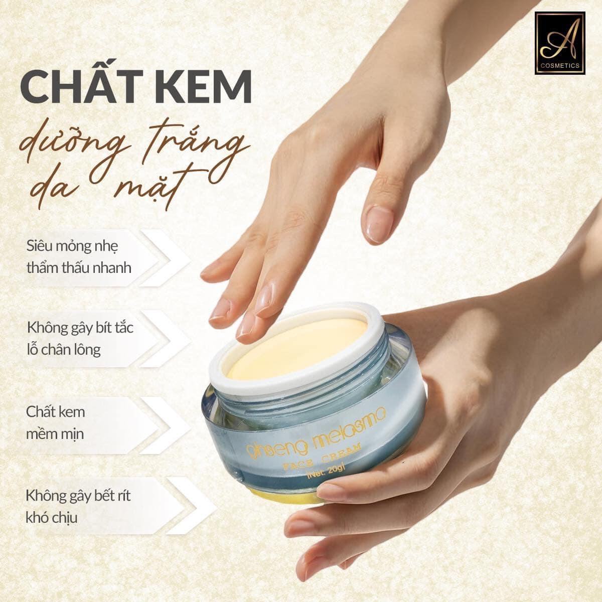 Khám Phá Bí Quyết Làm Mờ Vết Nám với Kem Nám Nhân Sâm Ginseng Melasma