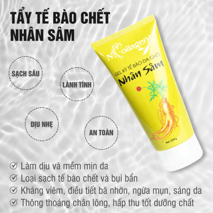 Tẩy Tế Bào Chết Nhân Sâm N Collagen bước skincare quan trọng không thể thiếu