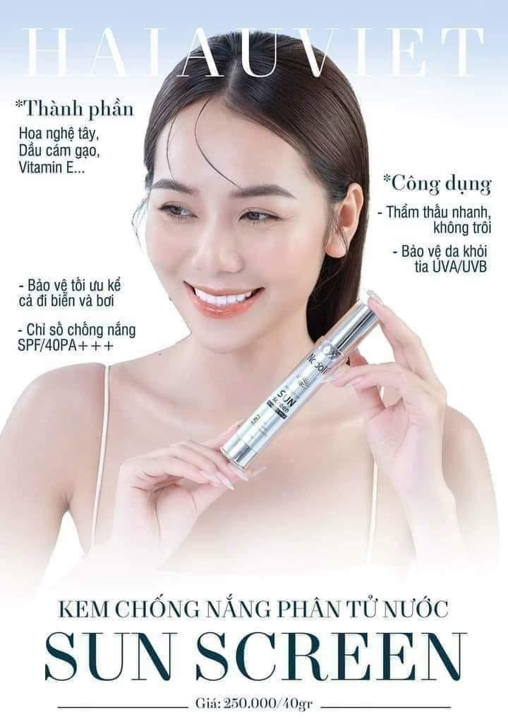 Kem chống nắng Napoli - Hải Âu Việt chống nắng bảo vệ da với chỉ số spf 40 pa++++