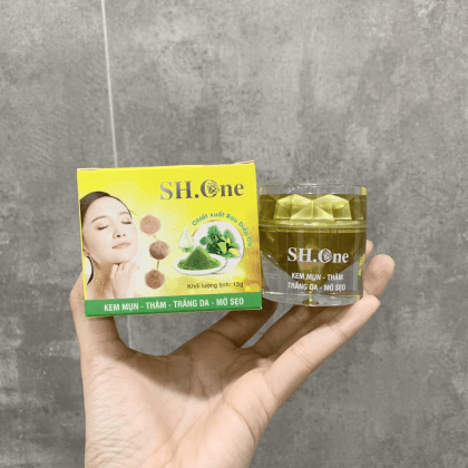 Kem Mụn Thâm Dưỡng Trắng Da SH One Chiết Xuất Rau Diếp Cá chính hãng