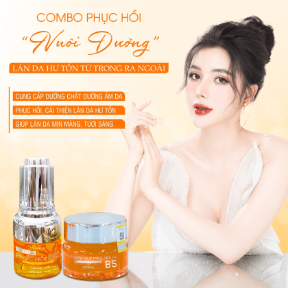 Serum Phục Hồi Da B5 N Collagen thay nang chinh phục tính da khó chiều nhất