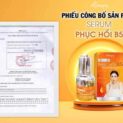 Serum Phục Hồi Da B5 N Collagen thay nang chinh phục tính da khó chiều nhất