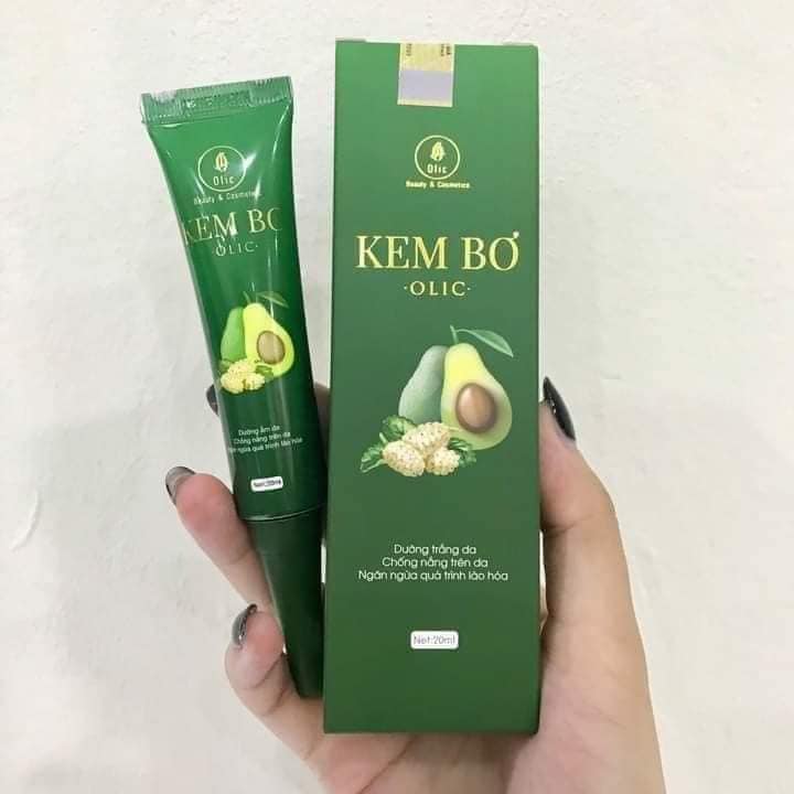 Kem bơ cấy trắng nano olic Chống nắng bảo vệ da
