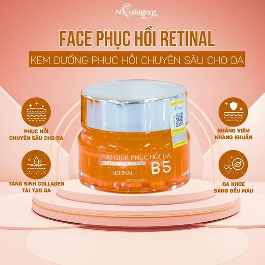 Kem Face Phục Hồi Da B5 N Collagen Tái tạo nền da mới khỏe đẹp hơn
