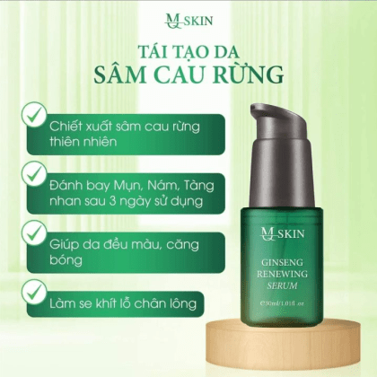 Combo Tái Tạo Sâm Cau Rừng hãng MQ Skin