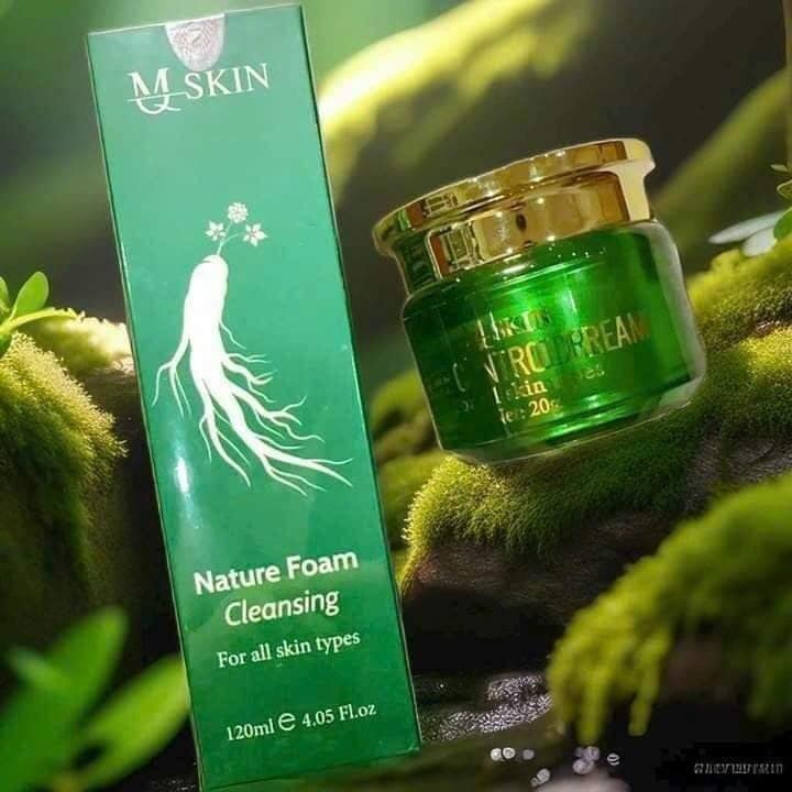 Combo Cao Mụn Sâm Vàng MQ Skin chính hãng