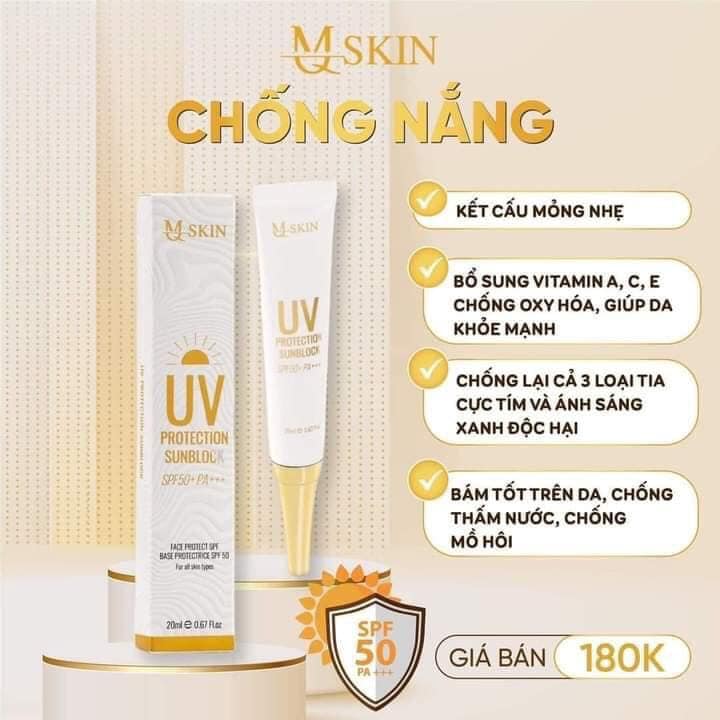 Combo Kem Face Sâm Vàng MQ Skin chính hãng