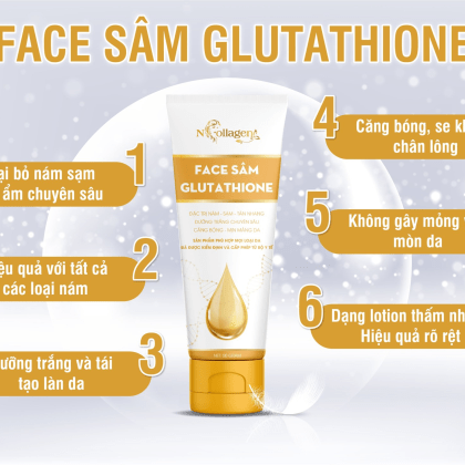 Kem Face Sâm Glutathione N Collagen Cho làn da căng bóng mướt mịn