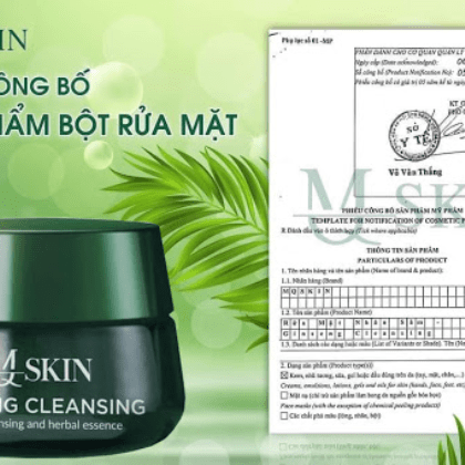 Bột Rửa Mặt MQ Skin Phiên Bản Cải Tiến chính hãng