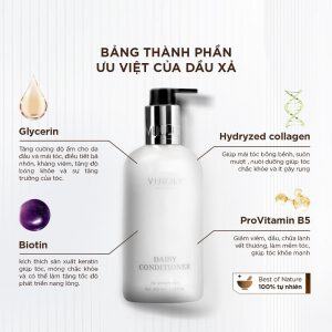 Dầu xả Vi Jully giúp phục hồi tóc khô  xơ gãy rụng phục hồi cực tốt cho tóc tả tơi do quá trình làm tóc và sử dụng hóa chất