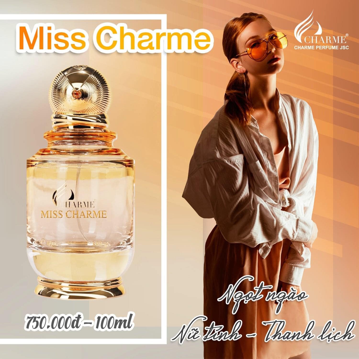 Charme được thể hiện bởi nụ cười rực rỡ của hoa và trái cây
