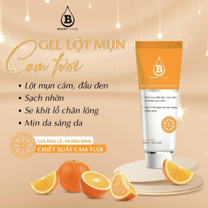 Gel Lột Mụn Cam Tươi MD Beauty Benny Car