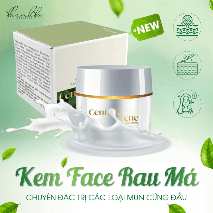 Kem Face Mụn Rau Má Jiuhe Centella Acne Thanh Tô Cosmetics 10g chính hãng