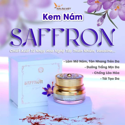 Kem Face Giảm Nám Saffron Napoli Hải Âu Việt