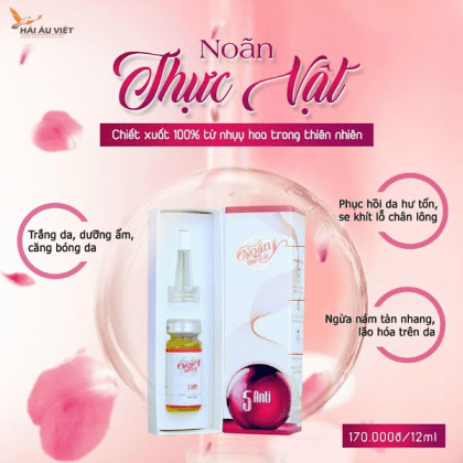 Serum Noãn Thực Vật Hải Âu Việt rất nhiều công dụng