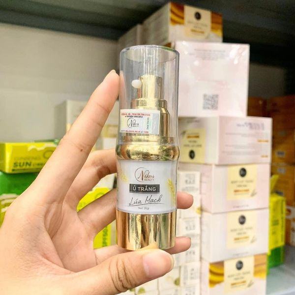 Ủ Trắng Lúa Mạch Thanh Nhi Nikos Beauty chính hãng