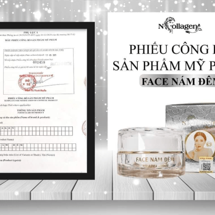 Kem Face Nám Đêm Ncollagen chuyển đặc trị Nám với các thành phần đặc trị tăng cường bảo vệ da