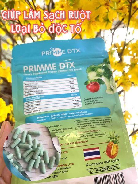 Viên Detox Primme trái cây đang làm mưa làm gió trên thị trường thái lan