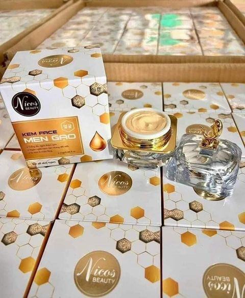 Kem Face Men Gạo Nicos Beauty một sản phẩm thuộc thương hiệu Nicos Beauty