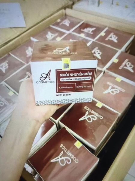 Muối nhuyễn Mềm spa Coffee Milk creamy Thuộc dòng sản phẩm tẩy tế bào chết trên cơ thể