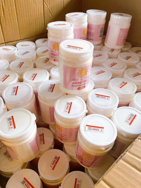 Kích Trắng Abutine 100g Màu Hồng chất kem bao xịn