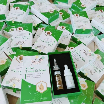 Peel da vi tảo trứng cá Nhật Nicos Beauty Thanh Nhi giúp ngăn ngừa nám