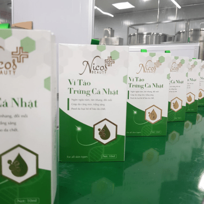 Peel da vi tảo trứng cá Nhật Nicos Beauty Thanh Nhi giúp ngăn ngừa nám