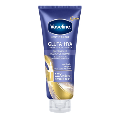 Kem Dưỡng Thể Vaseline Màu Xanh 10X Gluta Hya Overnight Thái Lan mẫu mới