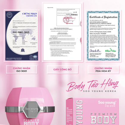 Kem Body Tảo Hồng Soo Young
