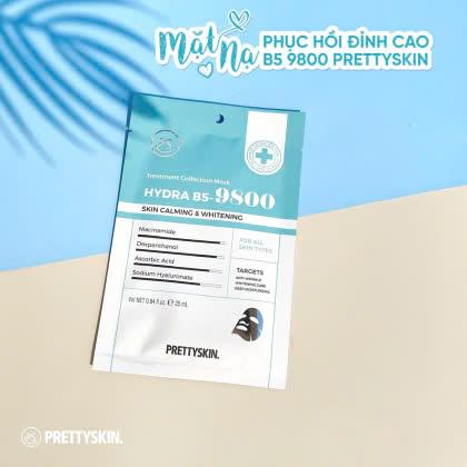 Mặt Nạ Giấy Prettyskin Treatment Collection Mask - Hydra B5 – 9800là một sản phẩm mặt nạ dưỡng da đến từ thương hiệu Prettyskin