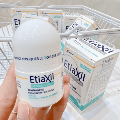 Lăn Khử Mùi EtiaXil Màu Xanh Cho Da Nhạy Cảm 15ml