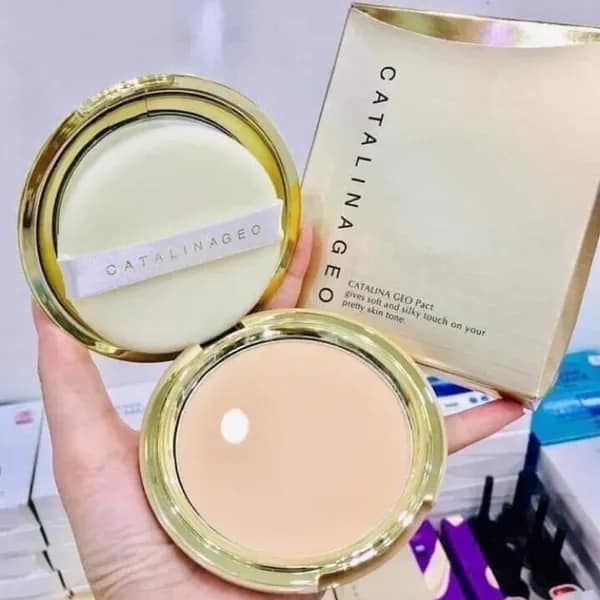Phấn Phủ Catalina Geo Pact Hàn Quốc 22g (Tone 1)