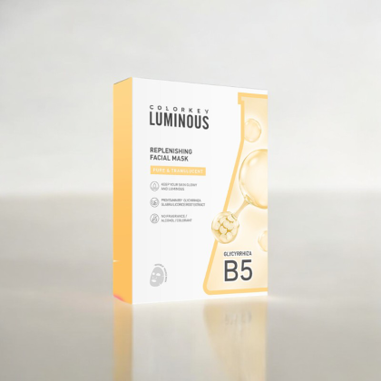 Mặt Nạ B5 Colorkey Luminous Replenishing Facial Mask Pure & Translucent Hộp 10 Miếng